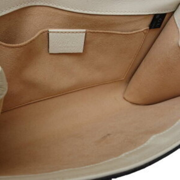 Gucci Tiger Head Raja Sherry Line Bag White Calfskin - Picture 7 of 10